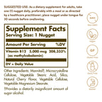 Solgar Methylcobalamin Vitamin B12 5000 mcg - 60 Nuggets - image 2
