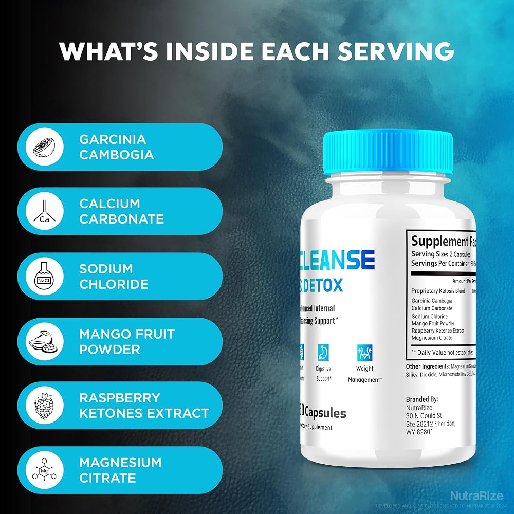NutraRize Ketosyn Cleanse & Detox Capsules - image 5