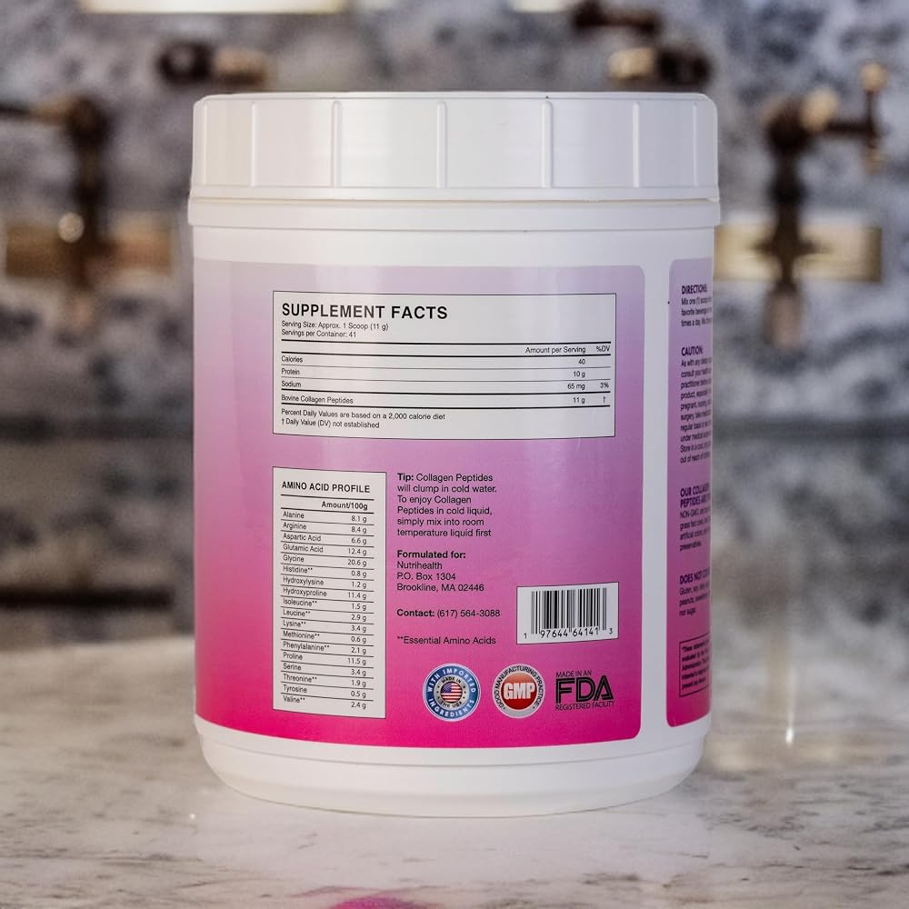 Nutrihealth Collagen Peptides Powder - 451g - image 2