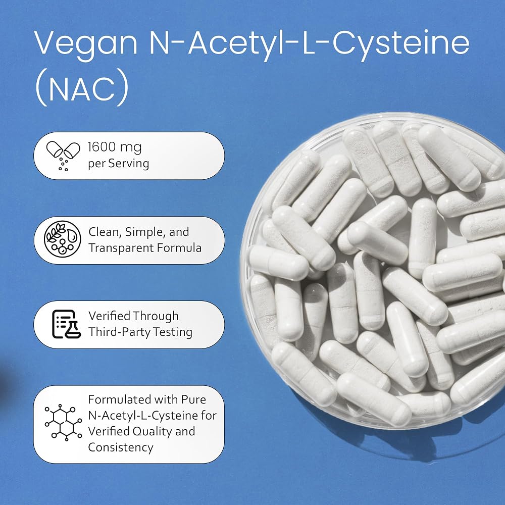 NaturaLife Labs N-Acetyl-L-Cysteine (NAC) 1600 mg