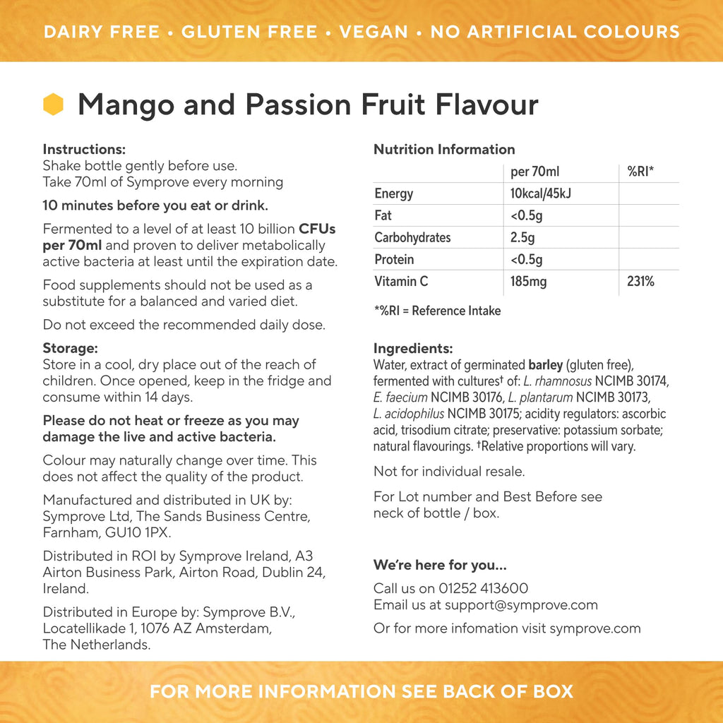 Symprove Mango and Passionfruit Probiotic Drink - 67.63 Fl Oz - image 7