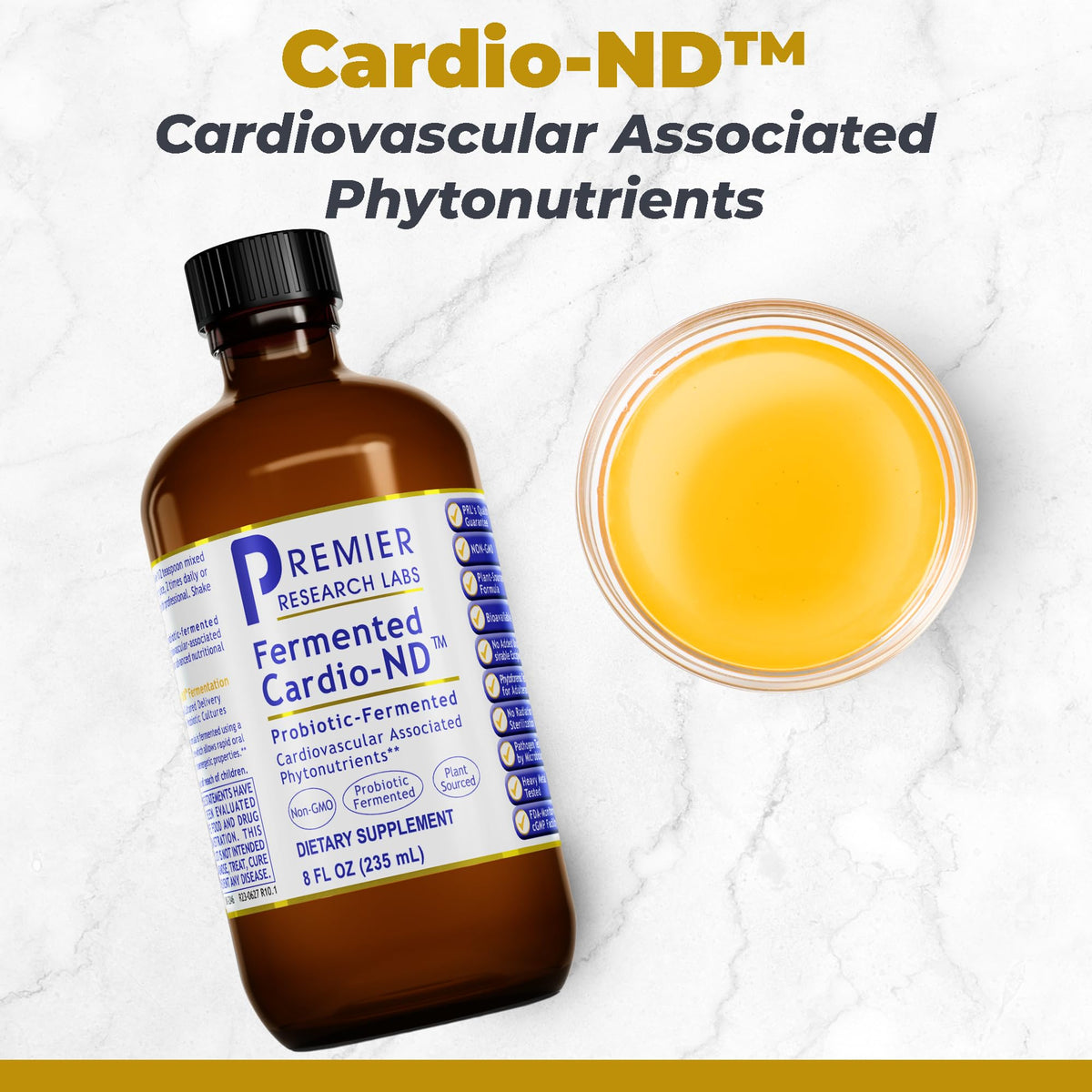 Premier Research Labs Fermented Cardio-ND Heart Health - 8 fl oz - image 2