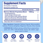 NasaBeahava Memory Supplement Brain Support - 200 Capsules - image 4