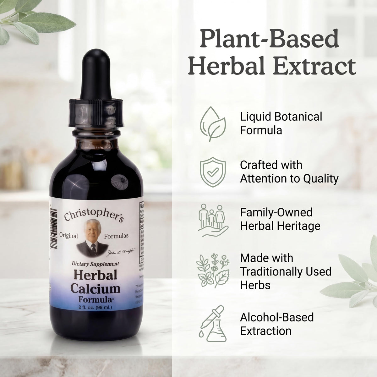 Christopher's Original Formulas Herbal Calcium Extract - 2 Fl Oz - image 5
