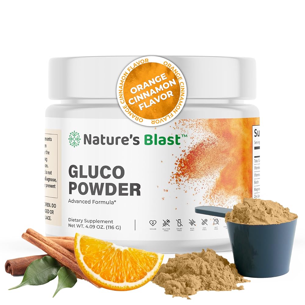 NATURES BLAST Gluco-Powder Metabolic Wellness Blend - 4.09 oz