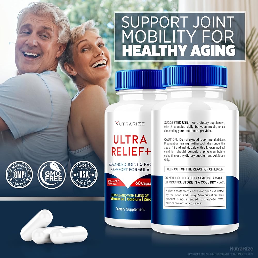 NutraRize Ultra Relief+ Capsules Joint Support - 300 Capsules - image 8