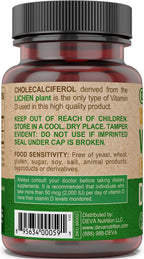 DEVA Vegan Vitamin D3 1000 IU Supplement - 90 Tablets - image 3