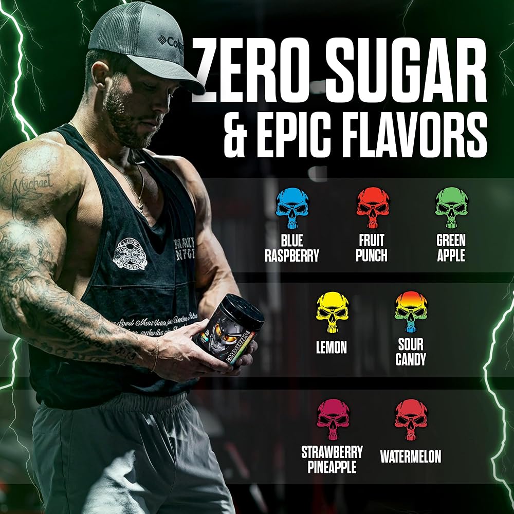 JNX SPORTS The Shadow! Strong Pre Workout, High Stim, 30 Servings