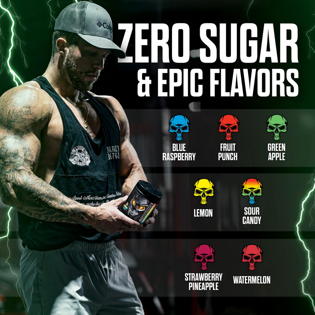JNX SPORTS The Shadow! Strong Pre Workout, High Stim, 30 Servings