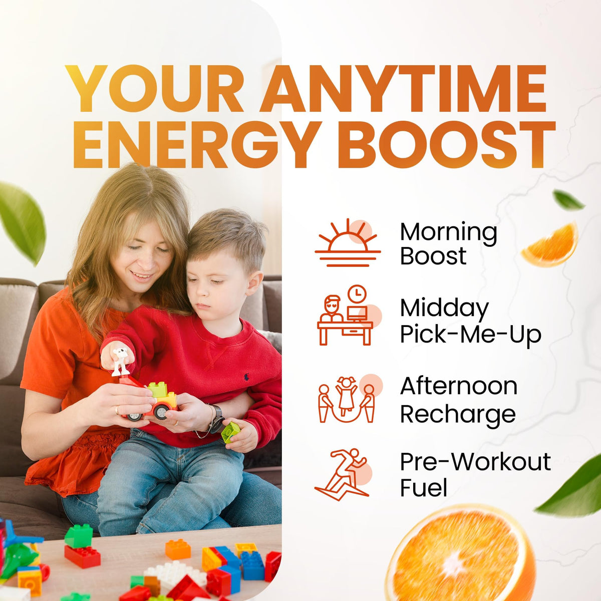 Morning Buzz Energy Drink Powder - Energy Boost Drink Mix