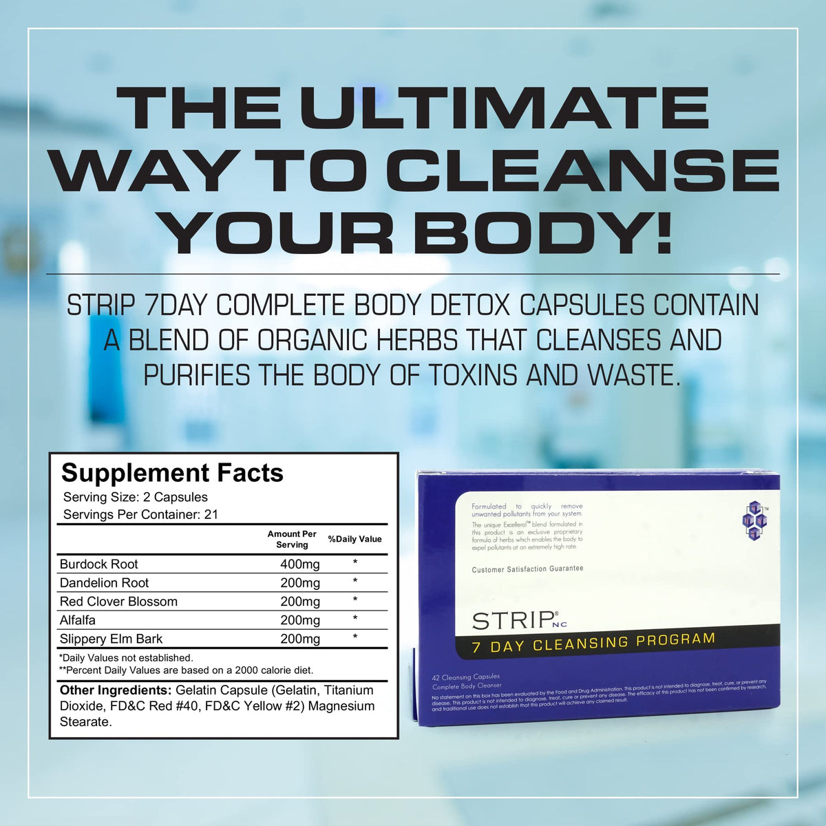 Wellgenix Strip NC 7 Day Detox - Blend of Cleansing Herbs to Enable - image 4