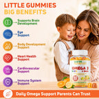 SHIFAA NUTRITION Omega 3 DHA Gummies for Kids - 60 Gummies - image 3