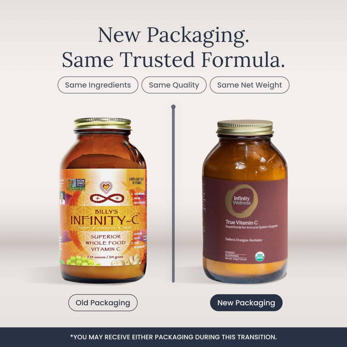 Infinity Greens True Vitamin C Capsule Immune Support - 330 Capsules - image 2