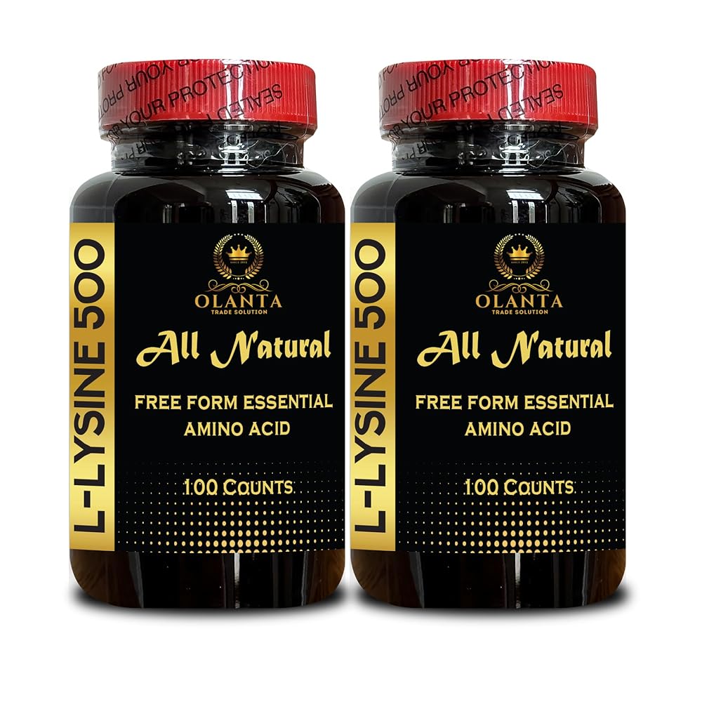 OLANTA TRADE SOLUTION L-Lysine Amino Acid Supplement - 200 Capsules