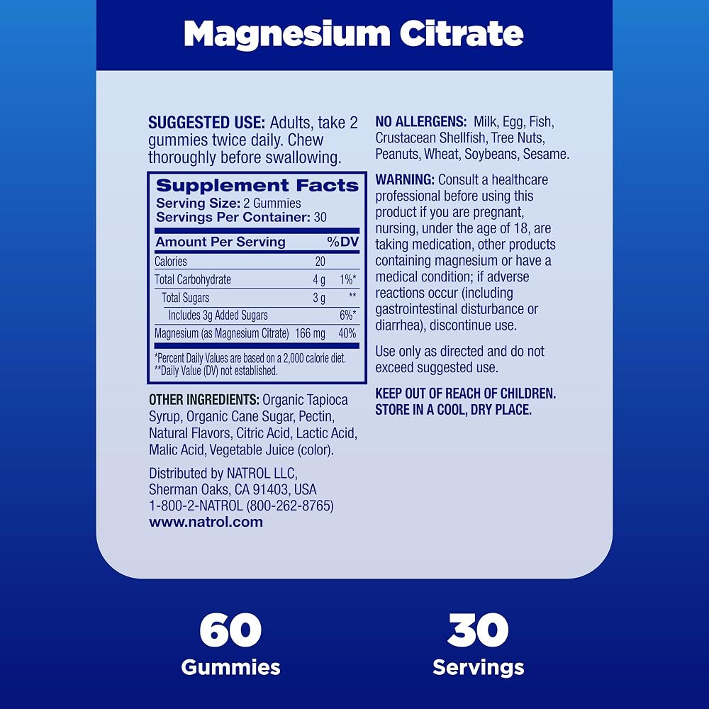 Natrol Magnesium Citrate Gummies for Mood and Stress - 60 Gummies - image 5