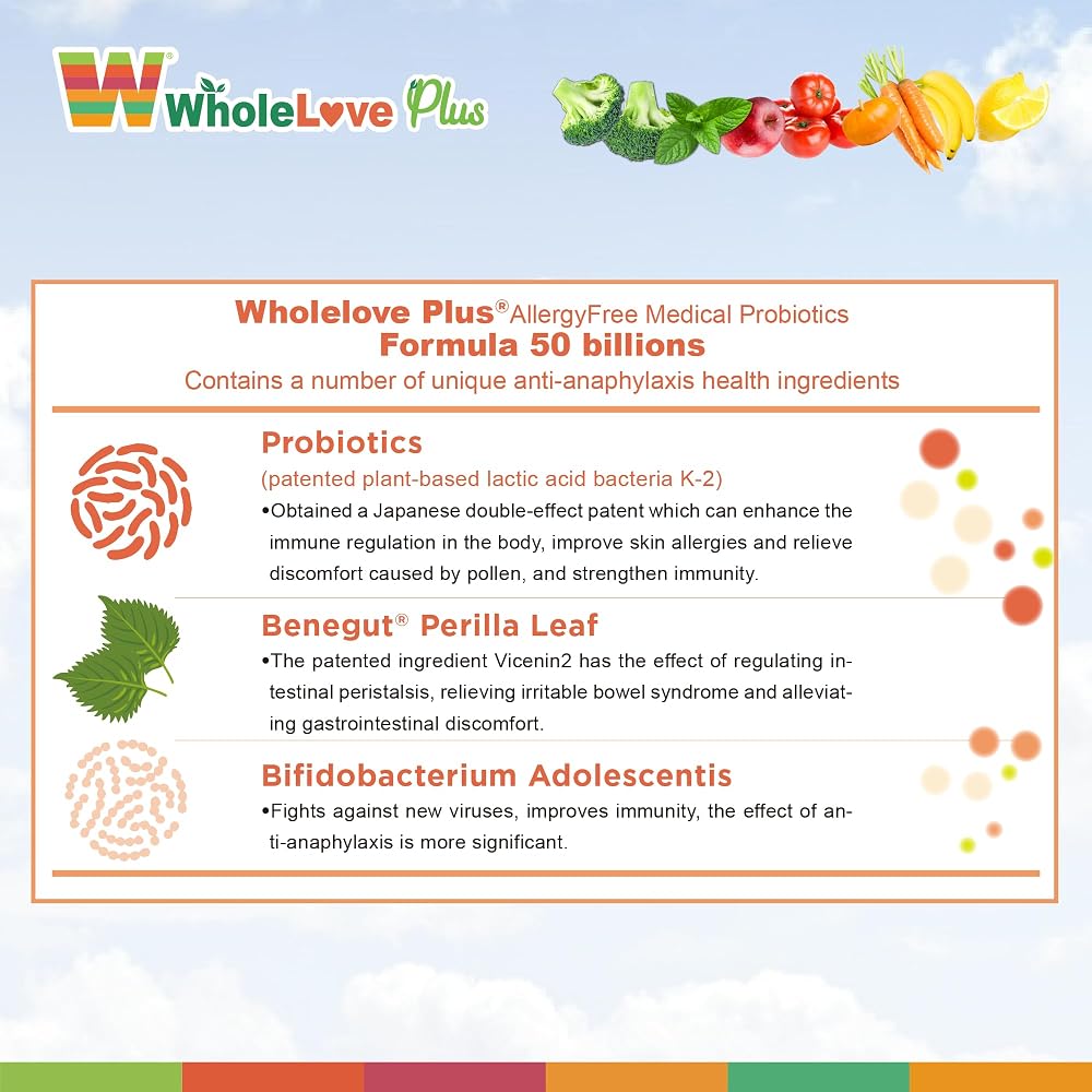 NOTO Wholelove Plus Allergy Free Medical Probiotics 50 Billions - 28 Sachets - image 6