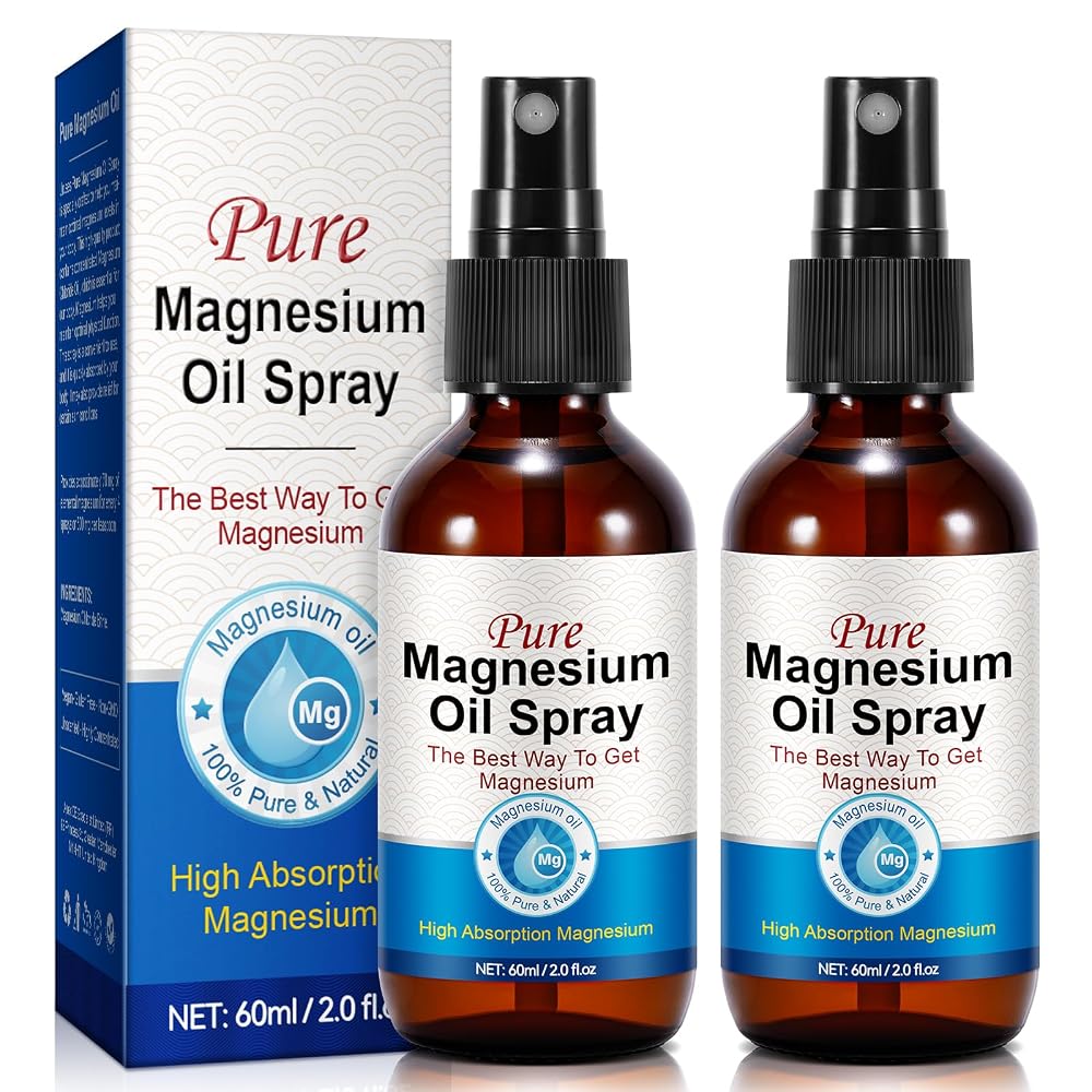 WeiWeiLa Magnesium Oil Spray for Muscle Recovery - 4 Fl Oz