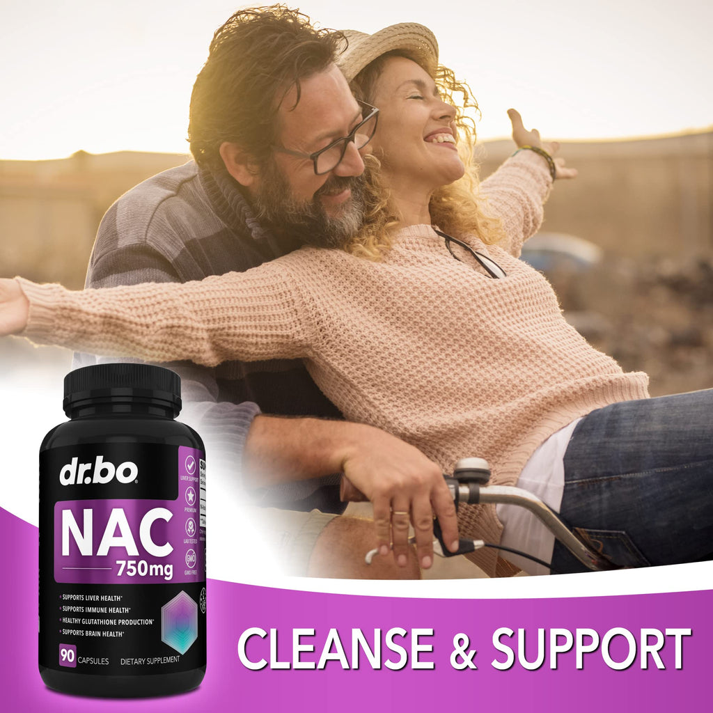 DR. BO NAC N-Acetyl Cysteine 750mg - 90 Capsules - image 5