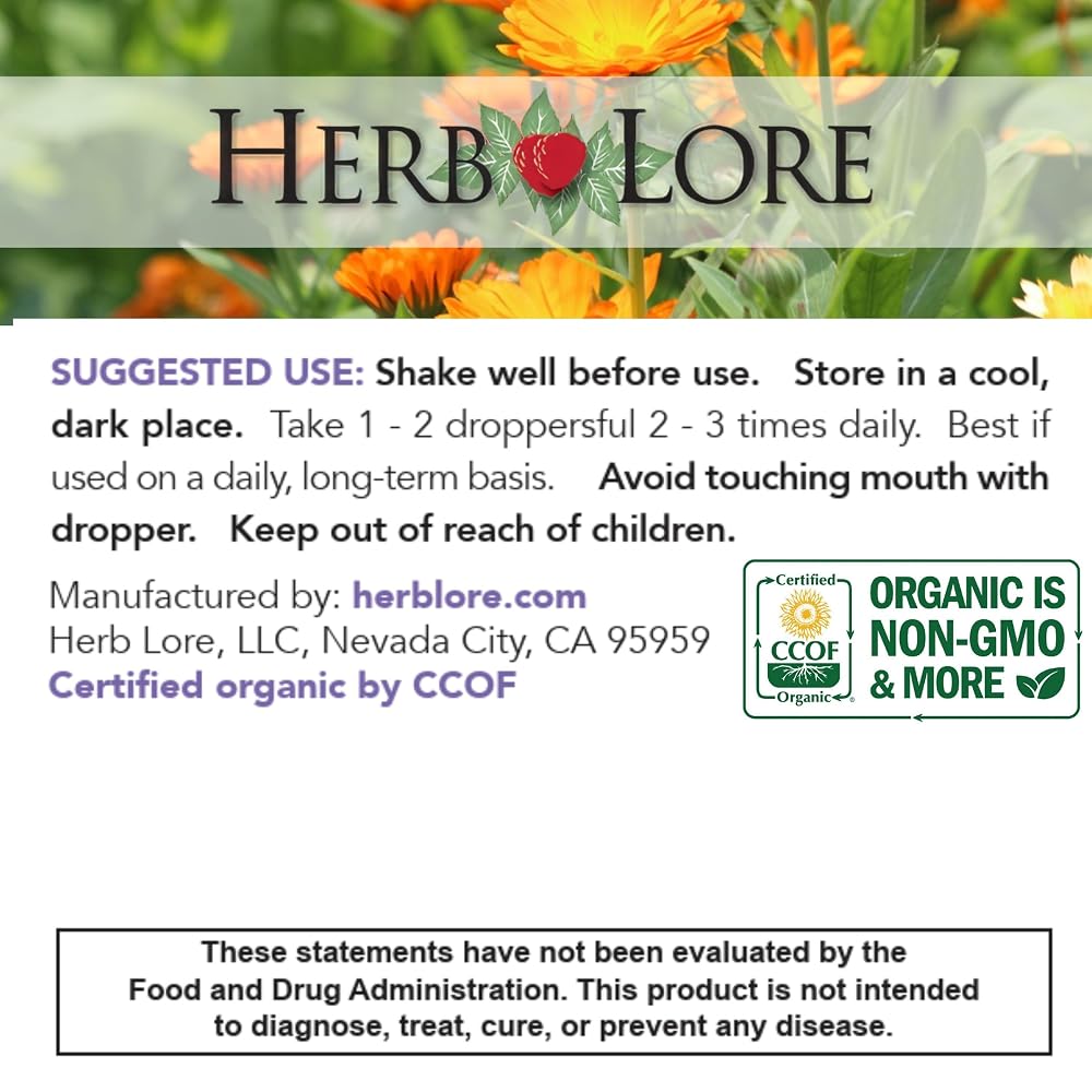 Herb Lore Organic Itch Soother Tincture Liver Support - 4 fl oz - image 6