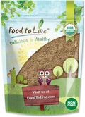 Food to Live Organic Psyllium Husk Powder - 8 Ounces