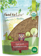 Food to Live Organic Psyllium Husk Powder - 8 Ounces