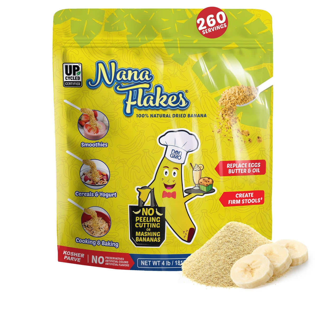 NUTRITIONAL DESIGNS ND LABS, INC SINCE 1986 Nana Flakes 100% Pure