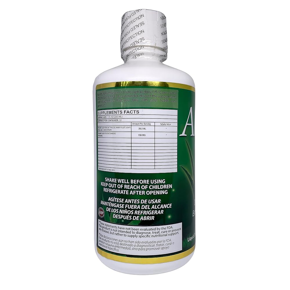 Productos El Colibri Aloe Vera Gel Liquid Dietary Supplement - 32 Fl Oz - image 3