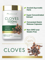 Carlyle Cloves Supplement Herbal Extract - 100 Capsules - image 4