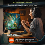 The Genius Brand Genius Gamer Nootropic Gaming Focus Supplement - 80 Capsules - image 7