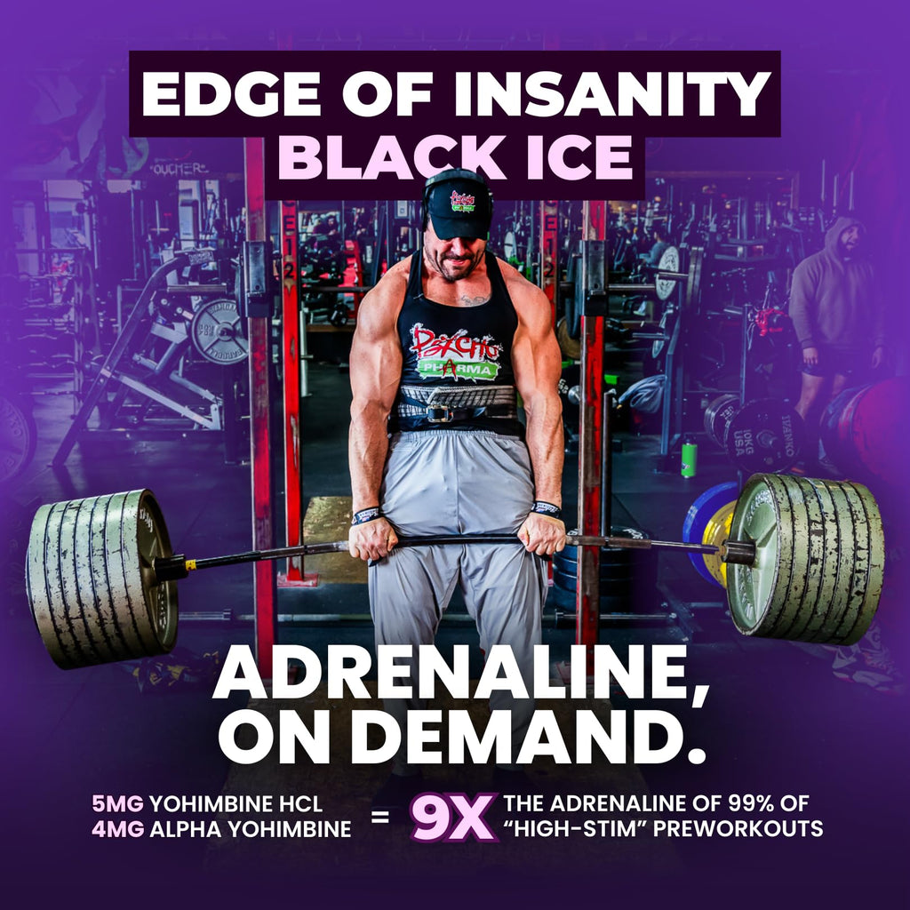 Psycho Pharma Edge of Insanity High-Stim Pre-Workout Powder