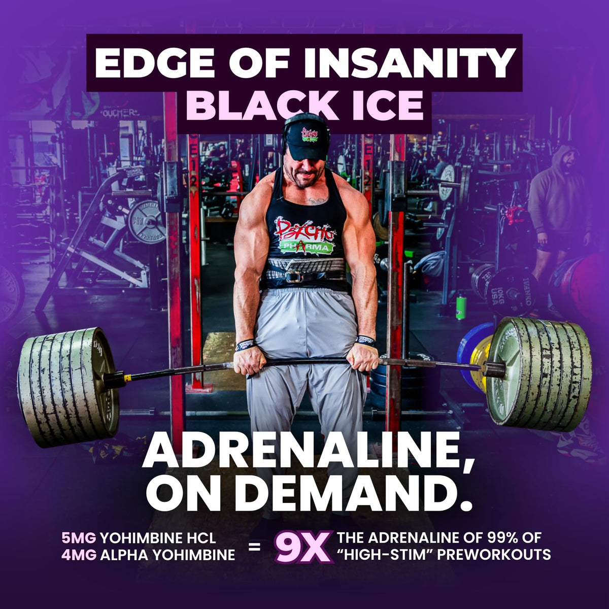 Psycho Pharma Edge of Insanity High-Stim Pre-Workout Powder