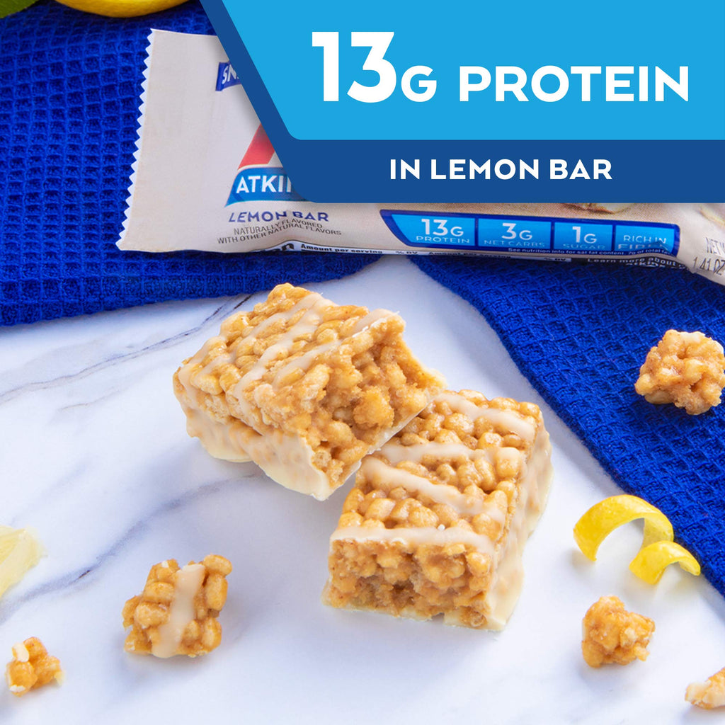 Atkins Lemon Snack Bar with Almond Butter - 30 Count - image 5