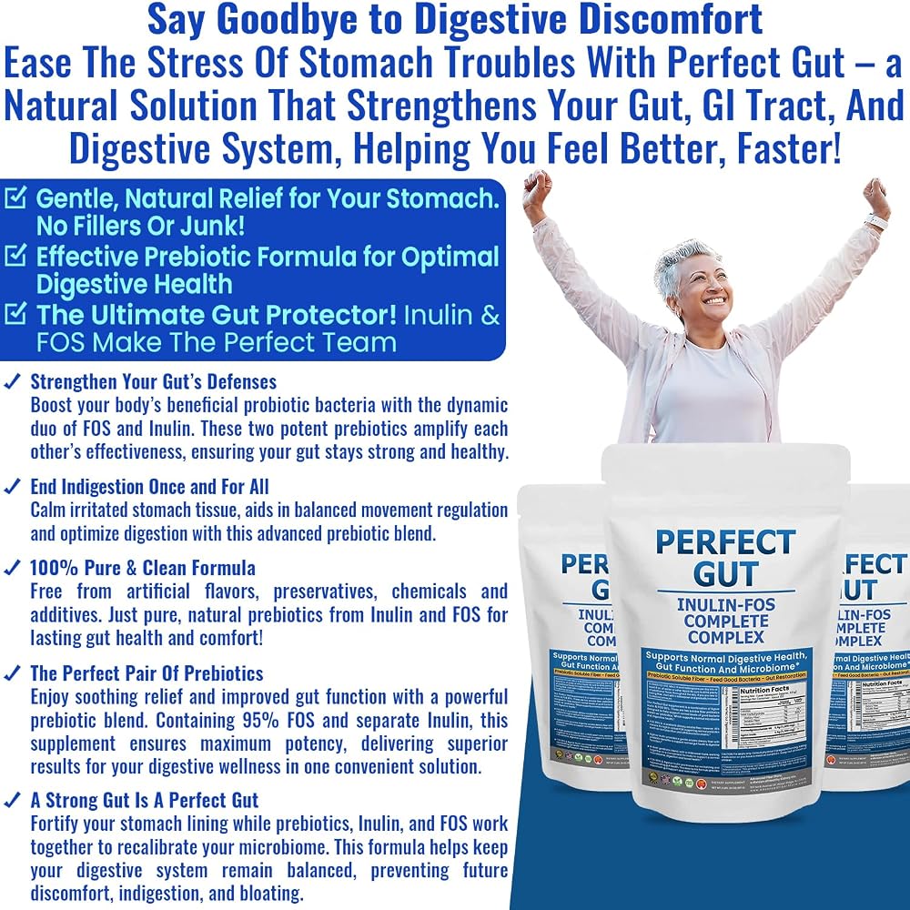 Kidney Restore Perfect Gut Inulin FOS Powder - 2 Pound - image 5