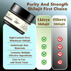 Lktvys Himalayan Shilajit Resin 500 mg - 30 g Jar - image 2