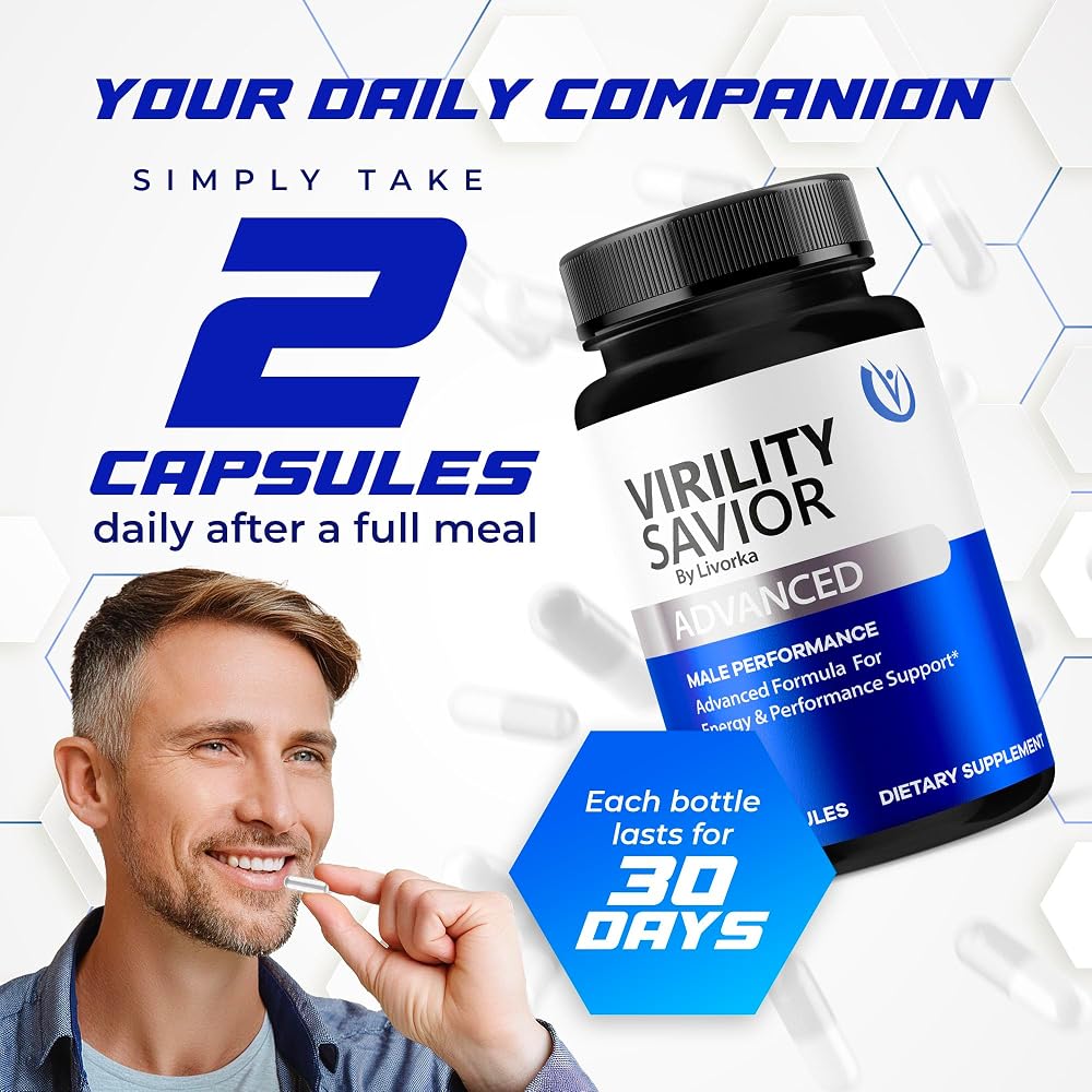 LIVORKA VirilitySavior Advanced Formula Capsules - 180 Capsules - image 3