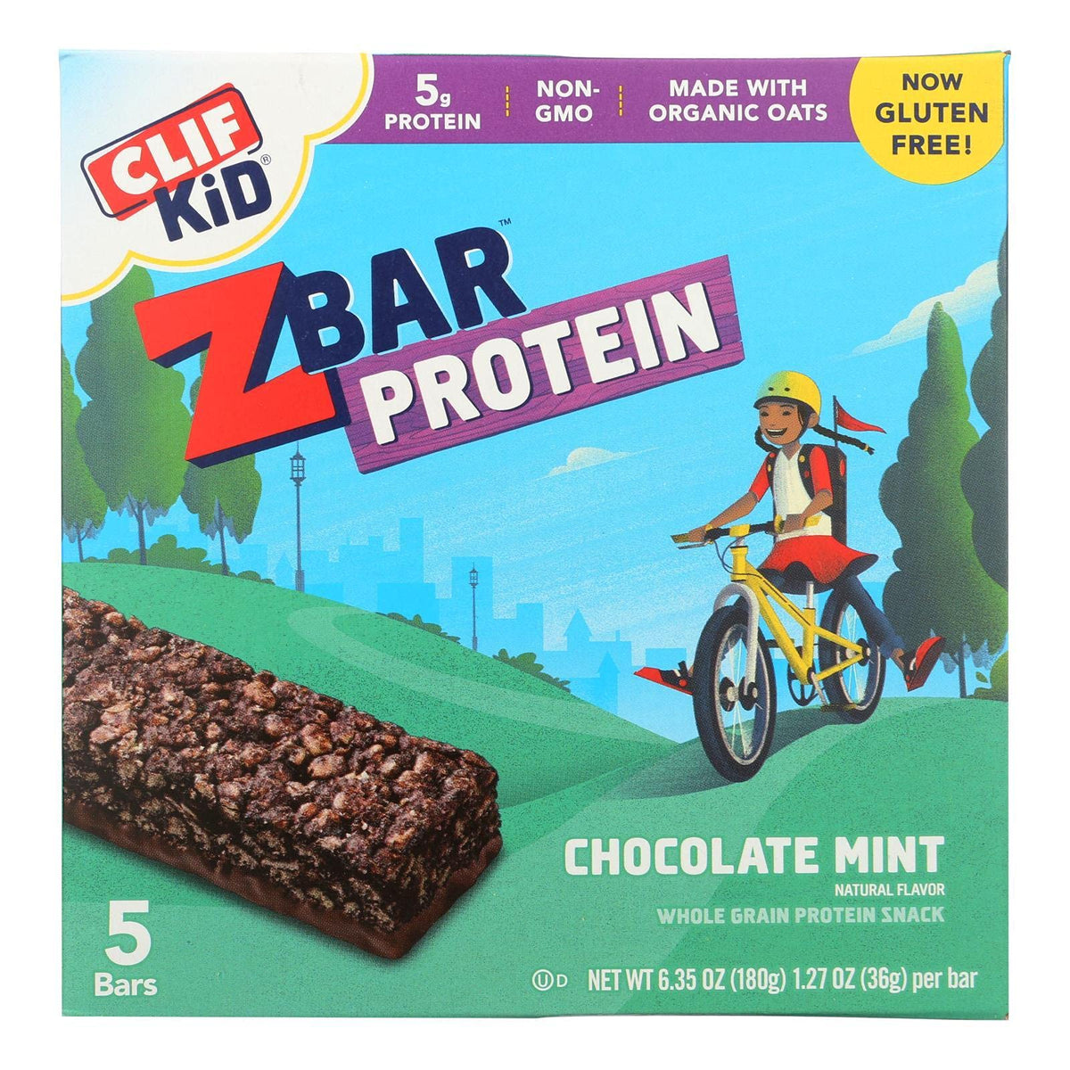 Clif Kid Zbar Protein Chocolate Mint - 30 Count