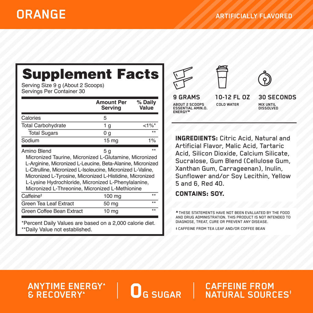 Optimum Nutrition Amino Energy Powder