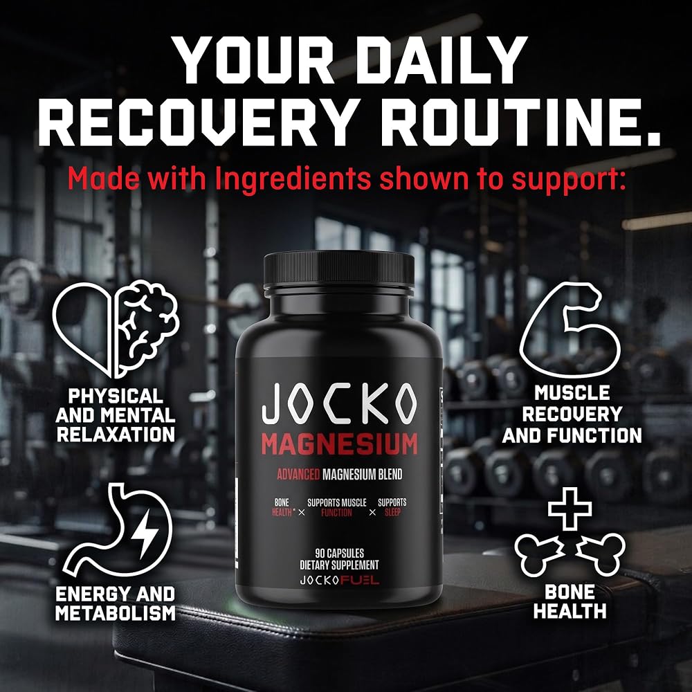 Jocko Fuel Magnesium Glycinate, Citrate & Taurate Complex - 30 Capsules - image 6