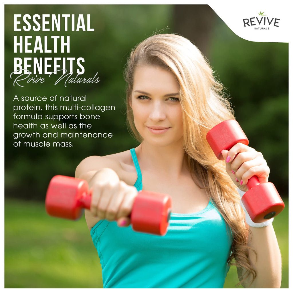 Revive Naturals Multi Collagen Hydrolyzed Protein Powder (16oz)