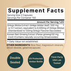 NatureBell Ginkgo Biloba with Panax Ginseng - 300 Capsules - image 2