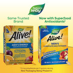 Nature's Way Alive! Men's Complete Daily Multivitamin - 50 Tablets - image 3