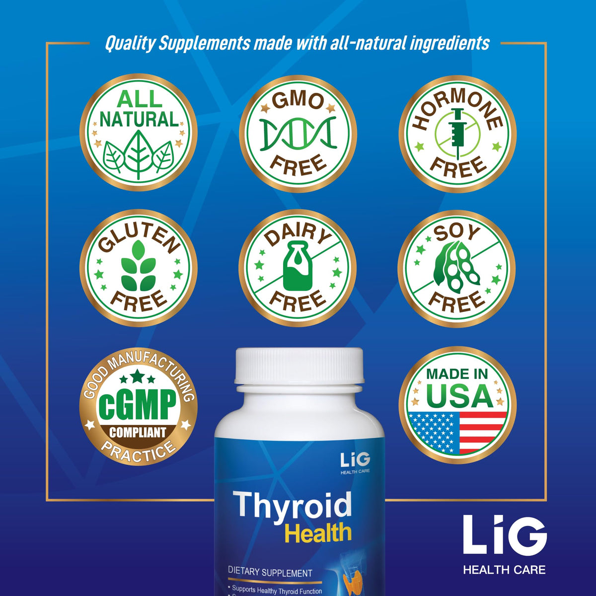 LIG Health Care Thyroid Health Herbal Supplement - 60 Capsules - image 8