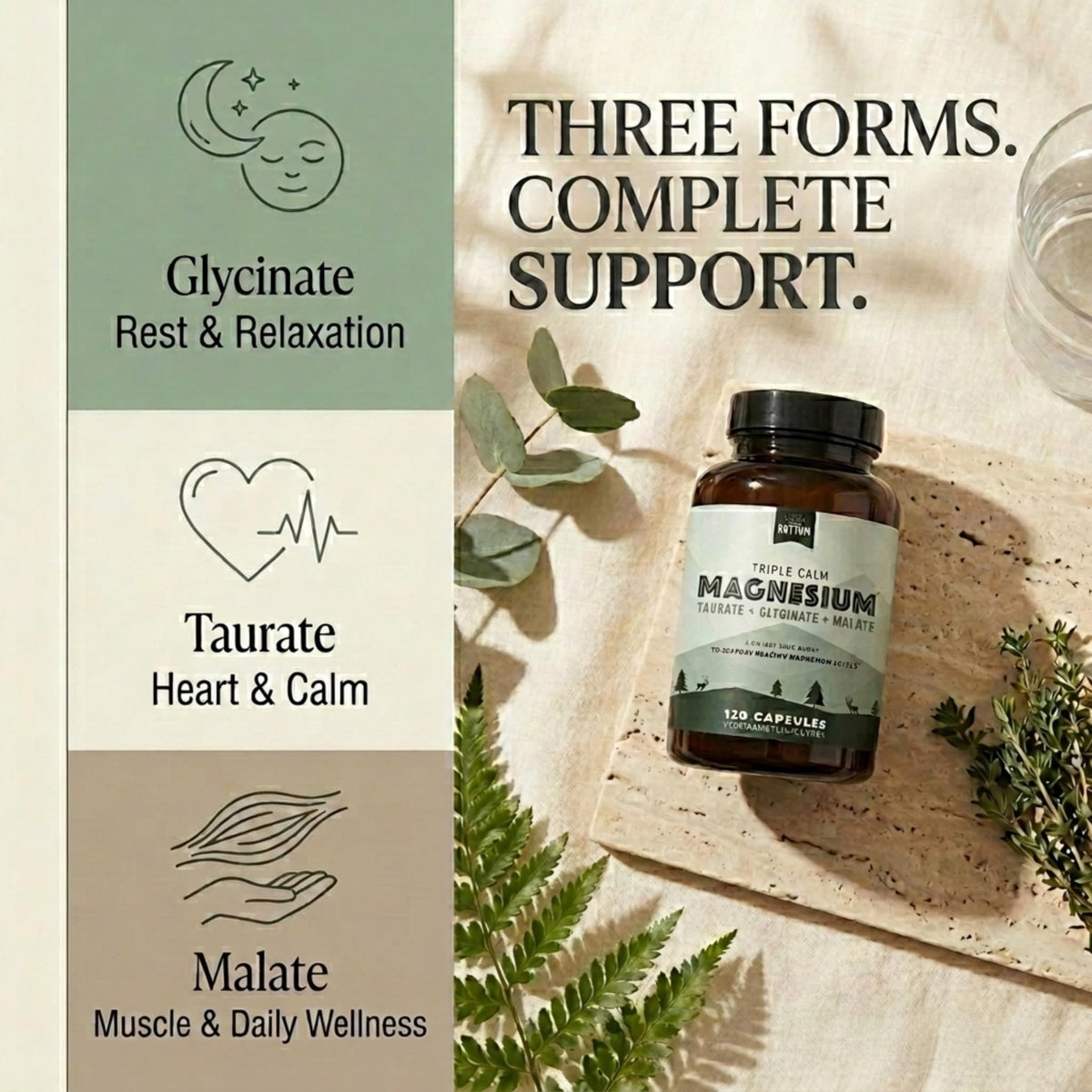 Natural Rhythm Triple Calm Magnesium Complex 150mg - 120 Capsules - image 2