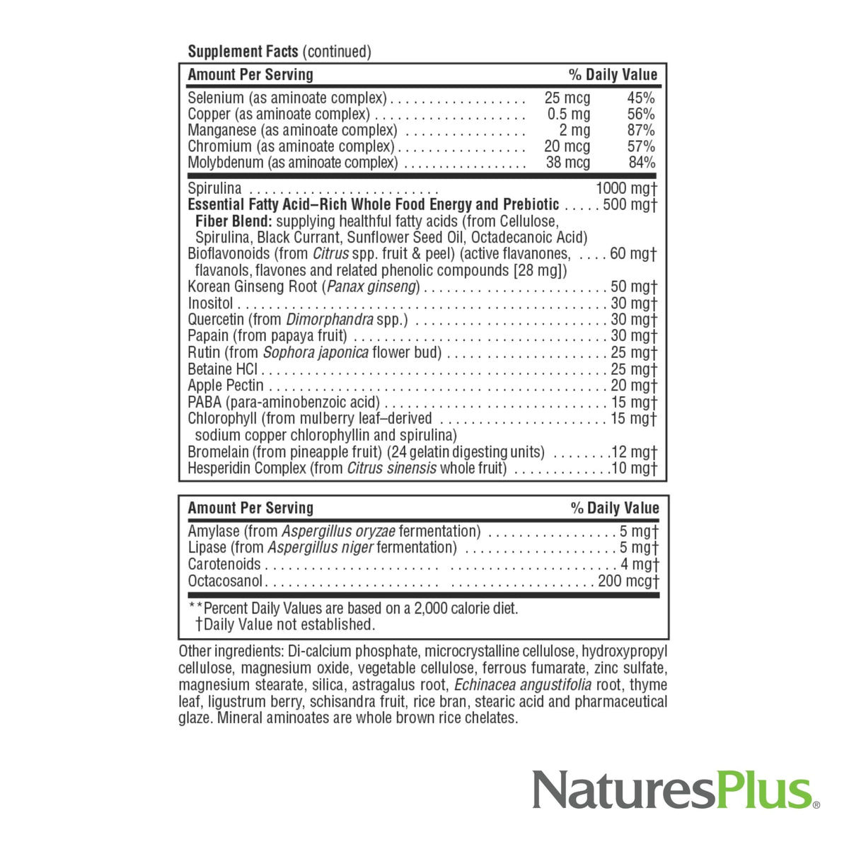 NaturesPlus Natures Plus Source of Life - Multivitamin & Mineral
