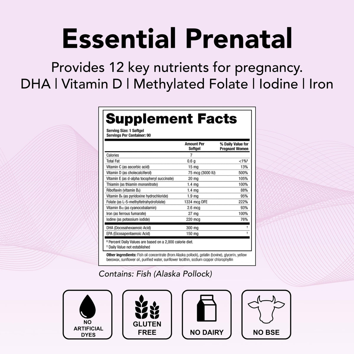 Theralogix TheraNatal One Prenatal Vitamin - 90 Softgels - image 2