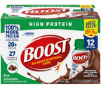 BOOST High Protein Balanced Nutritional Drink Rich Chocolate - 12 x 8 FL OZ