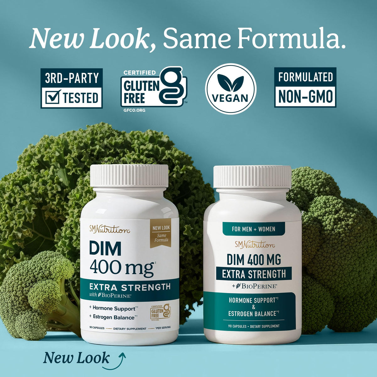 SMNutrition DIM 400mg Hormone Balance Capsules - 90 Count - image 2