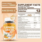 NEVISS Sugar Free Turmeric Ginger Gummies