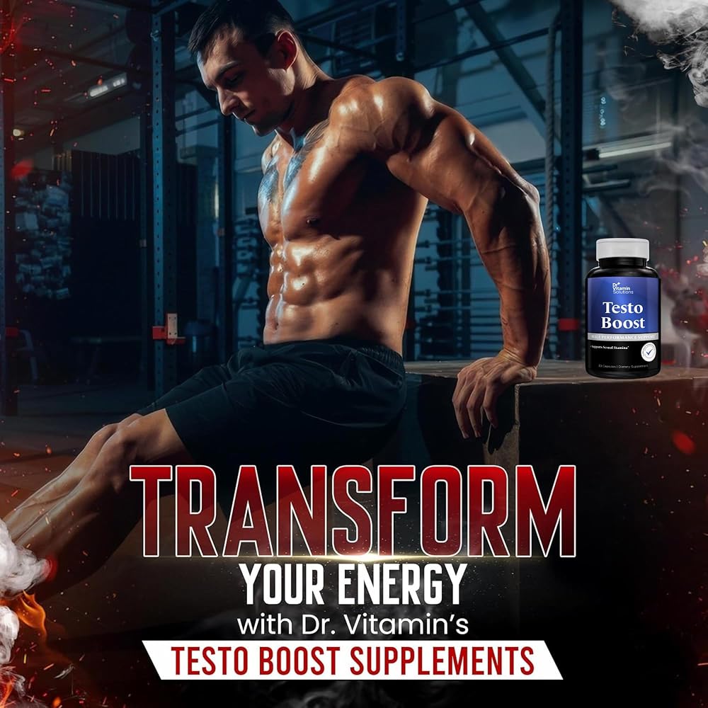 DR VITAMIN SOLUTIONS Testosterone Booster for Men - Tongkat Ali