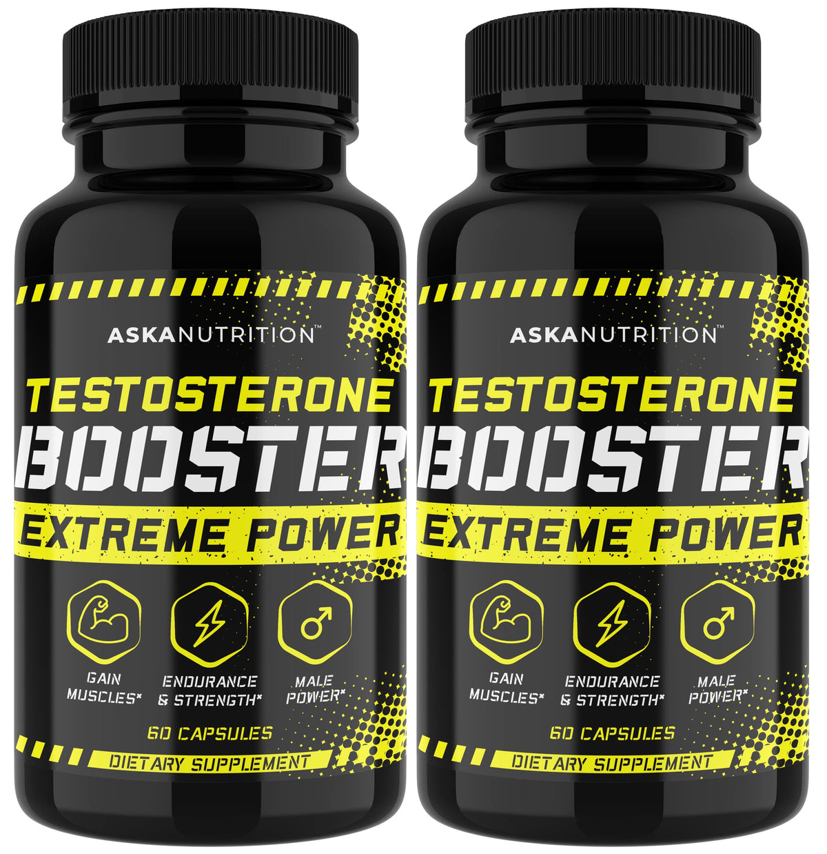 ASKA Nutrition Testosterone Booster for Men - 120 Capsules